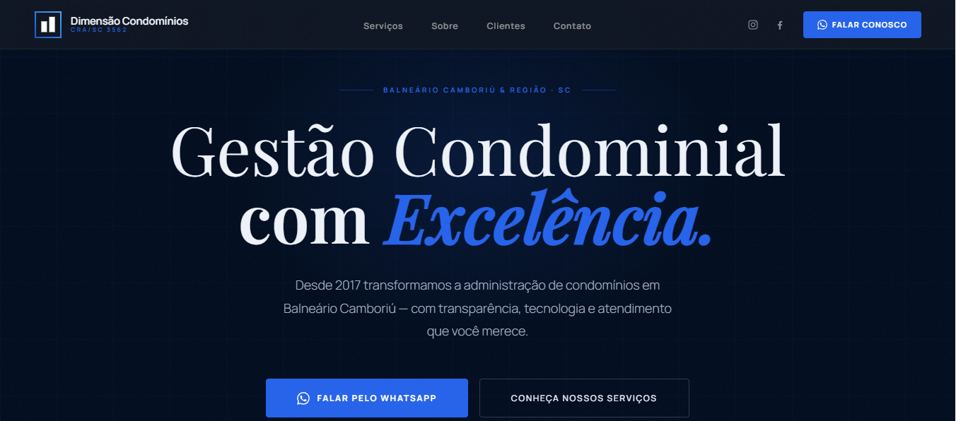 Dimensão Condomínios